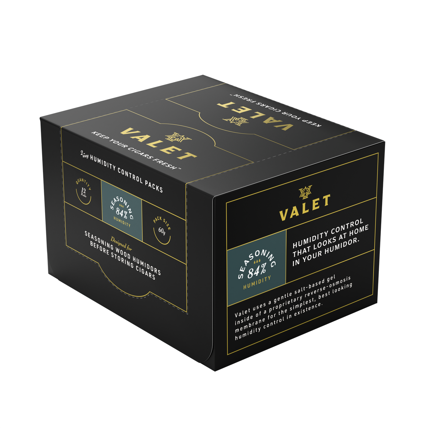 Valet 84% ( 60 gram), 12 count overwrapped retail carton